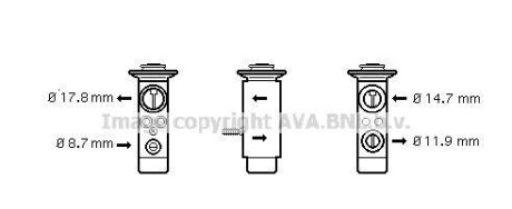 Розширювальний клапан - AVA COOLING MS1093