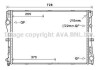 Радиатор охлаждения двигателя MB C-Class W205 (14-), E-Class W213 (16-), GLC (16 - ((0995002103, 0995002203, 0995007303, A0995002103, A0995007303)) AVA COOLING MS2679 (фото 1)