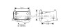 Охолоджувач оливи - (6131880101, A6131880101) AVA COOLING MS3552 (фото 1)