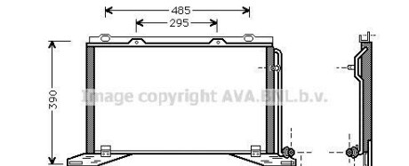 Конденсатор, кондиционер - AVA COOLING MS5222