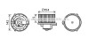 Вентилятор отопителя салона Mercedes-Benz ML (W163) (97-06) AVA - (1638204142, A1638204142) AVA COOLING MS8620 (фото 1)