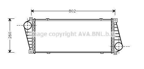 Интеркулер MB Sprinter (96-06)/VW LT35 (96-06) AVA - AVA COOLING MSA4217