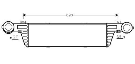 Интеркулер - AVA COOLING MSA4296
