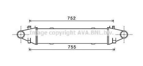 Интеркулер - AVA COOLING MSA4525