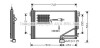 Радіатор кодиціонера - (2035000254, 2035000654, 2035001054) AVA COOLING MSA5298D (фото 1)