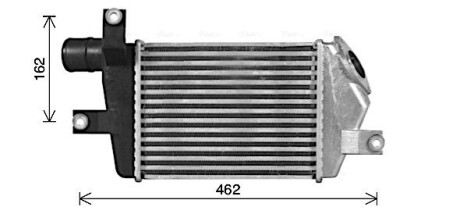Интеркулер Mitsubishi L200 (06-), Pajero Sport II (08-) - AVA COOLING MT4283