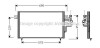 Радіатор кондиціонера - ((MR201372, MR218428, MR298107, MR360274, MR360275)) AVA COOLING MT5119 (фото 1)