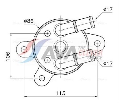 Фото 2 - Автозапчасть AVA COOLING MZ3301