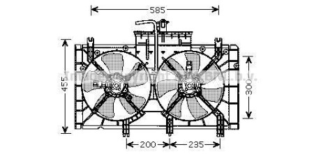 Вентилятор - AVA COOLING MZ7537