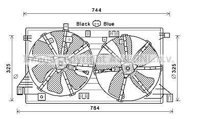 Вентилятор - AVA COOLING MZ7550