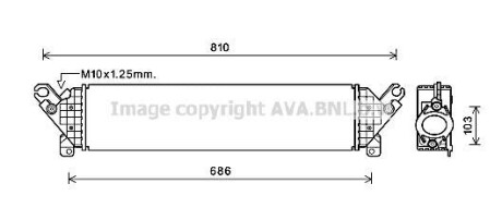Теплообменник - ((SH0113565, SH0113565A, SH0113565B, SH0113565C, SHBH13565)) AVA COOLING MZA4277