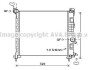 Радиатор, охлаждение двигателя - (1300308, 13283247) AVA COOLING OL2562 (фото 1)