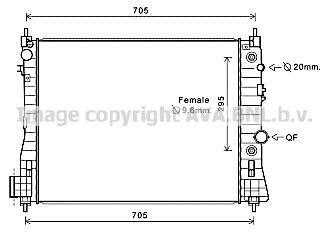 Теплообменник - ((1300344)) AVA COOLING OL2655