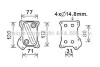 Охолоджувач оливи - (55193743, 55210712, 73500434) AVA COOLING OL3686 (фото 1)