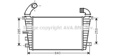 Интеркулер - ((13231458, 6302082)) AVA COOLING OL4585