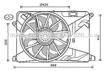Вентилятор - AVA COOLING OL7669