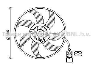 Вентилятор - AVA COOLING OL7671