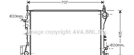 Теплообменник - AVA COOLING OLA2395