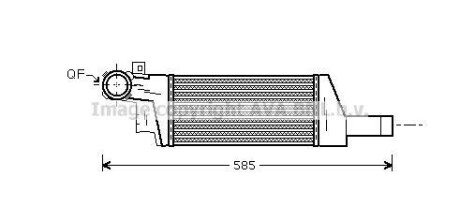 Интеркулер - ((1300410, 24466787, 93177425)) AVA COOLING OLA4404