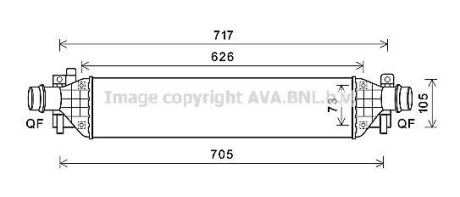 Фото товара Інтеркулер AVA COOLING OLA4650 : Купить на tto.com.ua