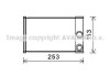 Теплообмінник, Система опалення салону - (1843527, 13263329, 13406298) AVA COOLING OLA6680 (фото 1)