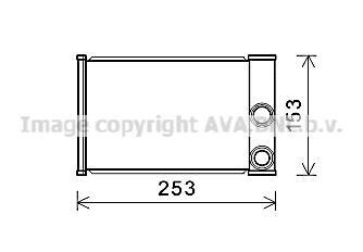 Радиатор отопителя салона Chevrolet Cruze, Orlando, Malibu. Opel Insignia, Meriva AVA - (13263329, 13406298, 20782084) AVA COOLING OLA6680