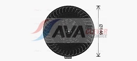 Вентилятор салону - (6441EW, 6461EW) AVA COOLING PE8421