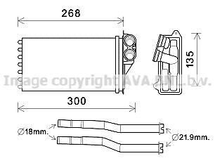 Теплообменник - AVA COOLING PEA6397