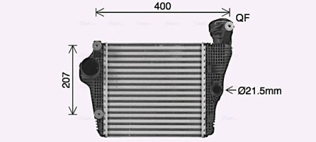 Охолоджувач наддувального повітря - AVA COOLING PR4098
