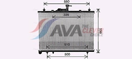 Фото 2 - Радіатор охолодження AVA COOLING RT2650