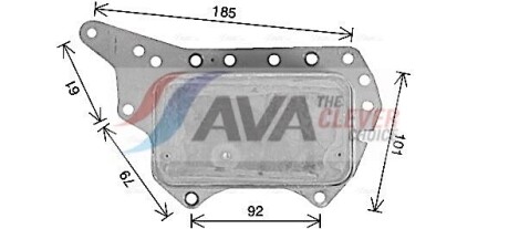 Фото 3 - Масляний радіатор AVA COOLING RT3657