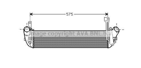 Інтеркулер Renault Kangoo 1.5 DCI 01>08 MT AVA - (8200221885, 8200137653, 8200732390) AVA COOLING RT4346