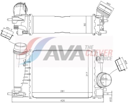 Інтеркулер - AVA COOLING RT4698