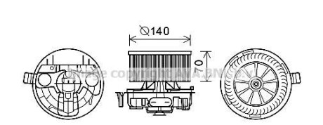 Электродвигатель - AVA COOLING RT8570