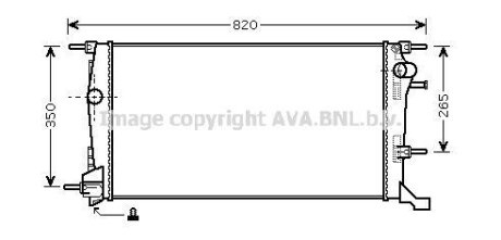 Теплообменник - (214100014R, 8660003475) AVA COOLING RTA2445