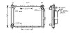 Радиатор охлаждения двигателя Renault Clio III (06-) Modus (05-) 1,2i 1,5d MT/AT - (8200134606, 8200149953, 8200289181) AVA COOLING RTM405 (фото 1)