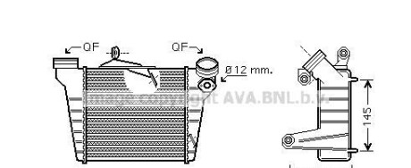 Интеркулер - AVA COOLING STA4036