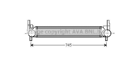 Охолоджувач наддувального повітря - (6RF145805A, 6R0145805, 6R0145805B) AVA COOLING STA4039