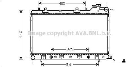 Ava радіатор охолодження subaru forester (2002) 2.5 - (x4511SA021, 45119SA040, 45111SA031) AVA COOLING SU2049