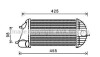 Интеркулер - (1362068L50, 1362068L51) AVA COOLING SZA4123 (фото 1)
