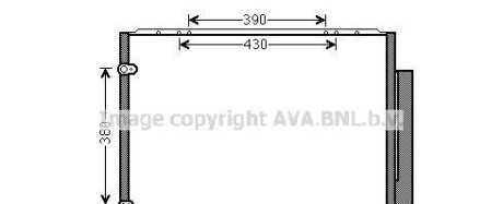 Конденсер lexus rx350 3.5 05-08 - (8846048081, 8846048041) AVA COOLING TO5573D