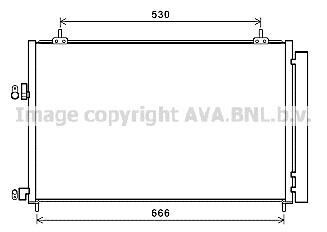 Радіатор кондиціонера Toyota Rav4 12> AVA - (884600R030, 8846042110) AVA COOLING TO5679D