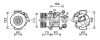 Компрессор кондиционера Toyota Auris (09-), Avensis (09-), Corolla (07-) (TOAK62 - ((8831002370, 883101A660, 8831002450)) AVA COOLING TOAK627 (фото 1)
