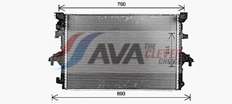 Фото 2 - Радіатор охолодження AVA COOLING VN2436