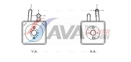 Охолоджувач оливи - AVA COOLING VN3089
