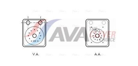 Фото 2 - Масляний радіатор AVA COOLING VN3093