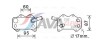 Охолоджувач оливи - ((06D117021C)) AVA COOLING VN3329 (фото 1)