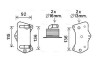 Радиатор масляный VAG Caddy III 1,9TDI 2,0TDI, Caddy IV 2,0TDI, Golf V VI 2,0TDI 2,0TSI, Passat B6 2,0TDI AVA - ((02E409061B)) AVA COOLING VN3395 (фото 1)