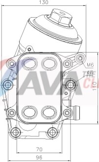 Охолоджувач оливи - AVA COOLING VN3467H