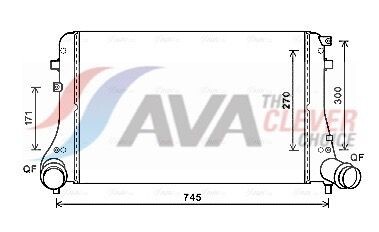Интеркулер VAG Golf VI Jetta III IV 2,0TDI AVA - AVA COOLING VN4377